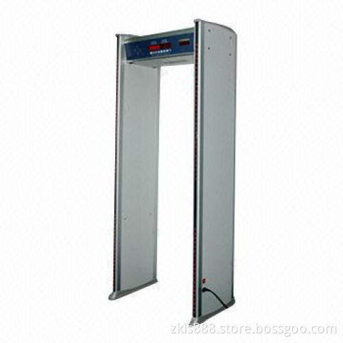 Profesional Walk-through Metal Detector with 18 Zones and LED Light
